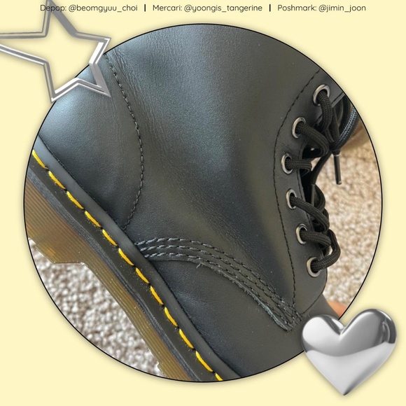 Dr. Martens 1460 nappa lace up boots 🖤✨ - Picture 5 of 7